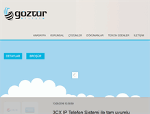 Tablet Screenshot of gozturas.com